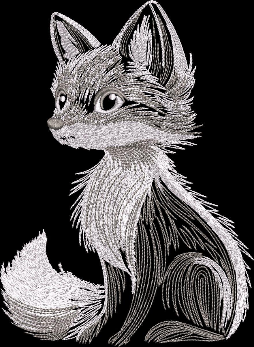 Towel embroidery sample