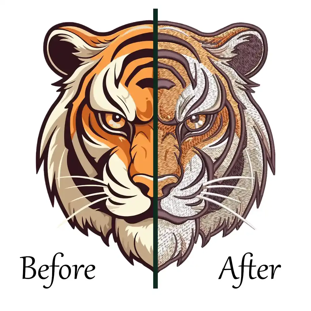 Embroidery Digitizing sample